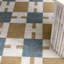 Tapis de couloir intérieur / extérieur brun / bleu Amren RYT03-325067614