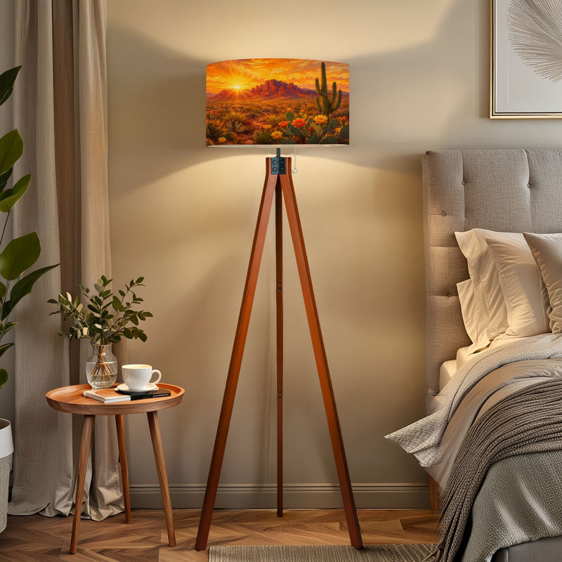  Lampe trépied Boothian, Taille 3: 17,5 po x 59,3 po, Couleur 3