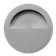 3.54" Round Flush Pull Plate with Handle