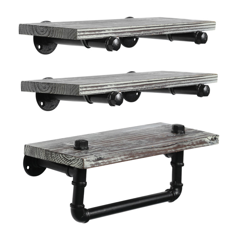 1 Wall Towel Rack, Grey