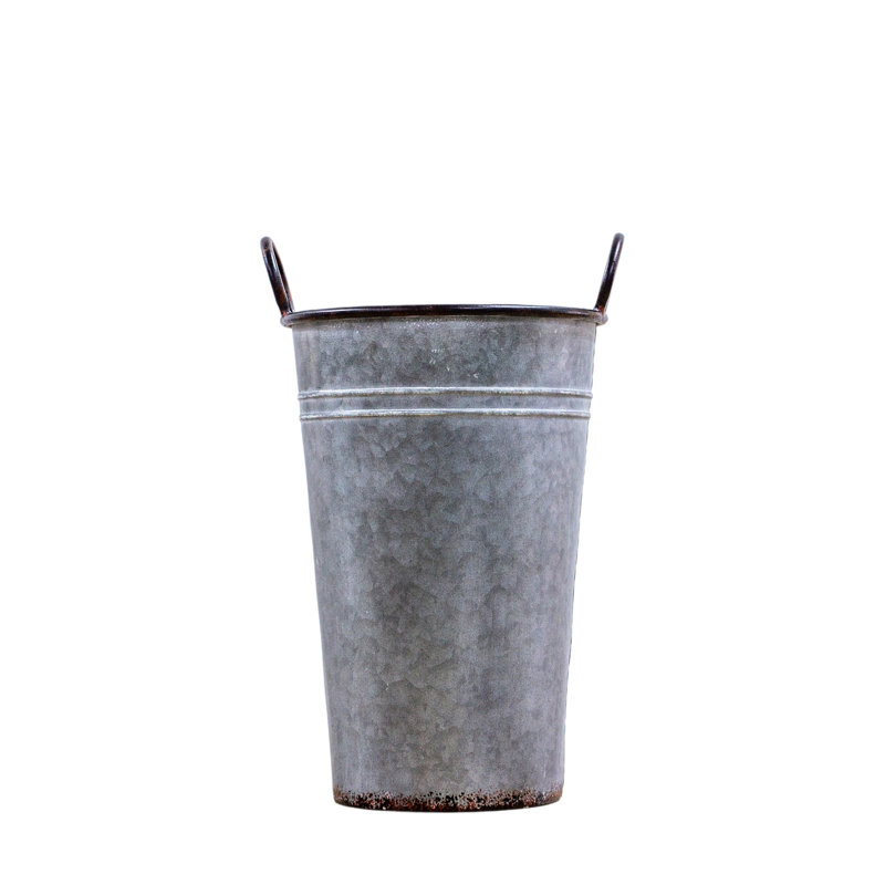 Metal Table Vase, 40cm H x 23cm W x 23cm D