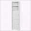 Armoire de salle de bain autoportante polyvalente avec tablettes réglables et multiples options de rangement-437690422