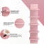 Étagère murale à 5 niveaux avec étagère à colonnes verticale rose
