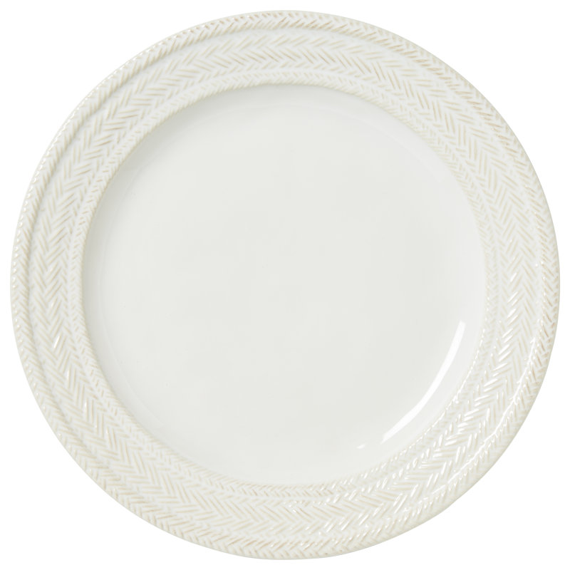 Le Panier Dinner Plate, Whitewash