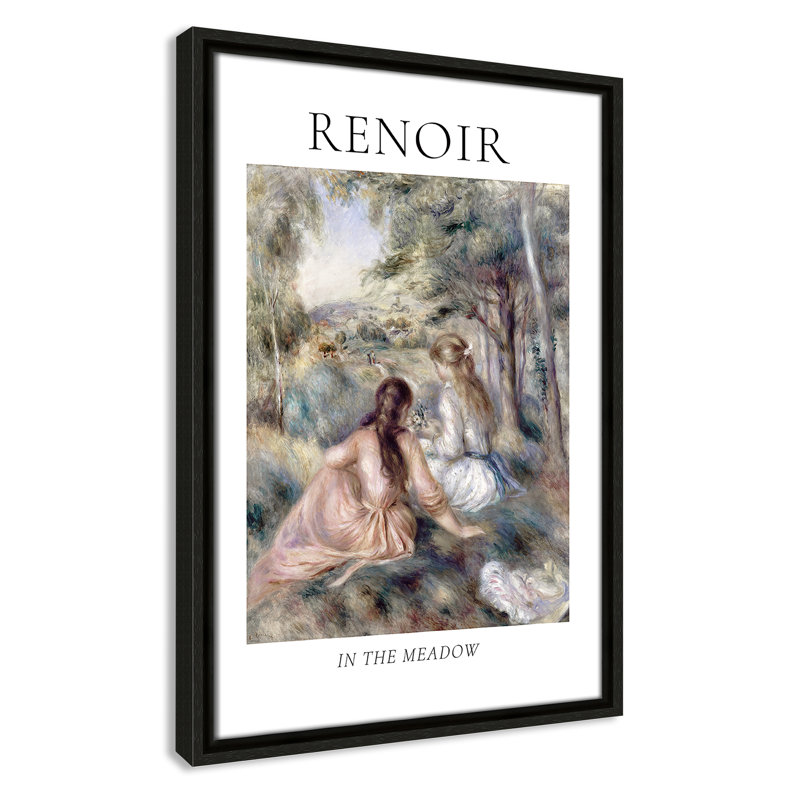Collection «Old the prairie» par Auguste Renoir, Cadre flottant espresso, Non, H 19,5 po x l 13,5 po x P 2 po