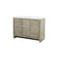 Meuble-lavabo double l 48 po x P 20 po Lafarre Lafarre -1193400096-1193400098