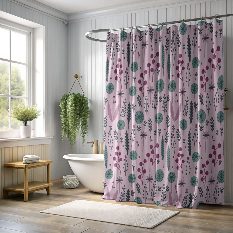 Rideau de douche Lavist Sophistication - Premium 0132, H 74 po x l 71 po