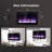 30" Ultra Thin Electric Fireplace，wall-mounted & Recessed Fireplace For Living Room & Indoor Decoration，remote Control，adjustable Flame Color And Brightness，750w/1500w-635537795