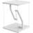 VIVO Universal White 12" Tensegrity Speaker Stand, Floating Tabletop Platform