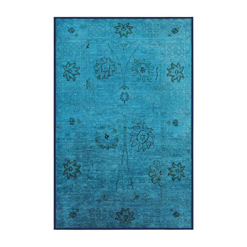 Tapis vert de style oriental, Rectangle 2 pi x 3 pi