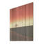 Sunsets Simplicity Desert Solitude I - Minimalisme, art mural sur bois de pin naturel-1911543926