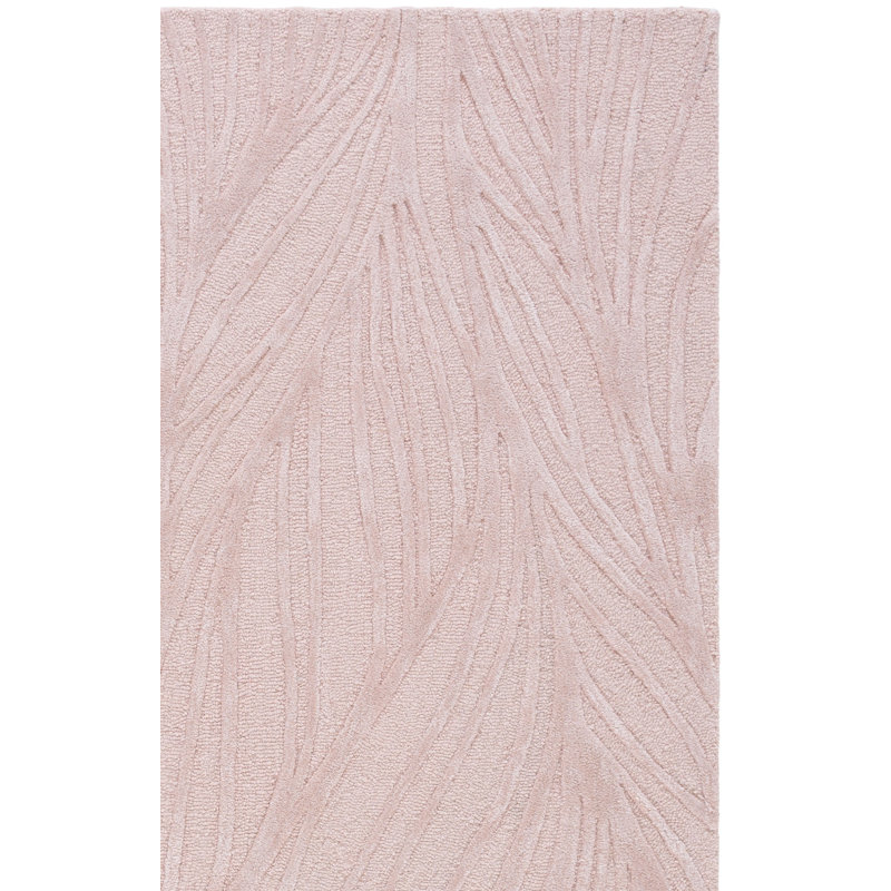 Glamour Hand Tufted Wool; Viscose; Cotton Abstract Indoor Rug, Rectangle 6' x 9'