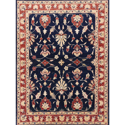 Tapis oriental beige / bleu / rouge Omeo