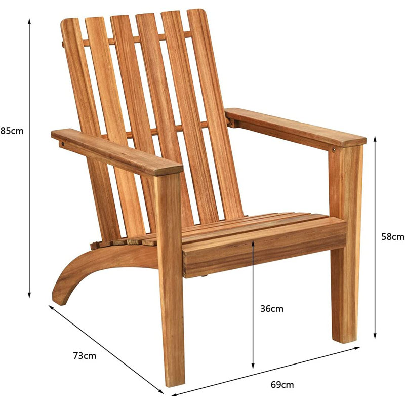 House Of Hampton Garden Chair Garden Armchair Patio Chair