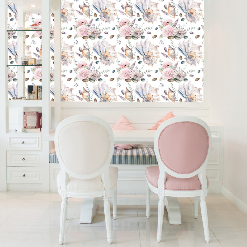 Papier peint amovible coquillages hawaïens