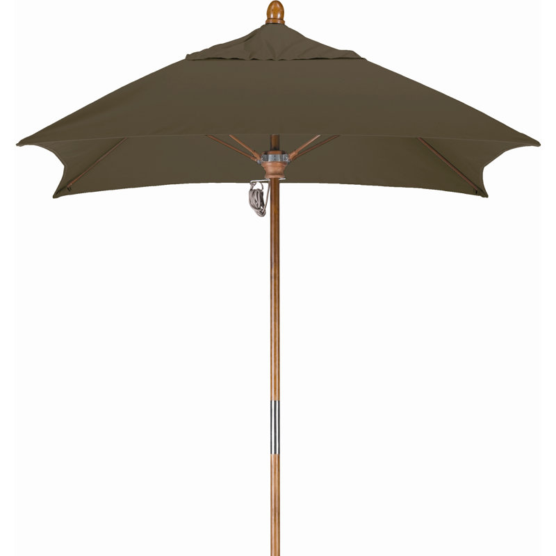  Parapluie Carré De 6', Sunbrella - Cacao