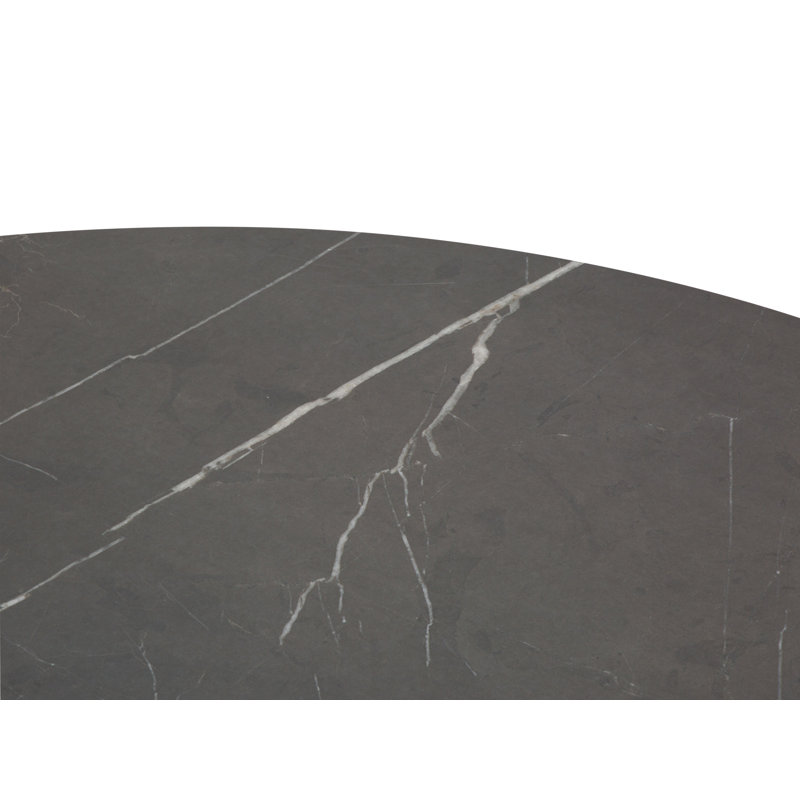 Chrissean Pedestal Coffee Table, Grey