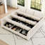 Allinson 87" W 10-Piece Velvet Modular Sectional Sleeper with Storage-101644879