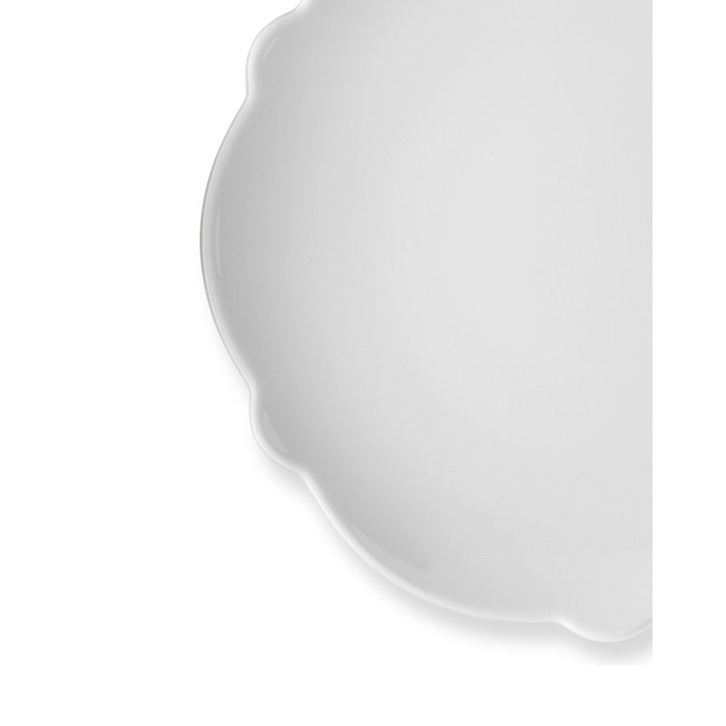 Dressed Porcelain Salad/Dessert Plate