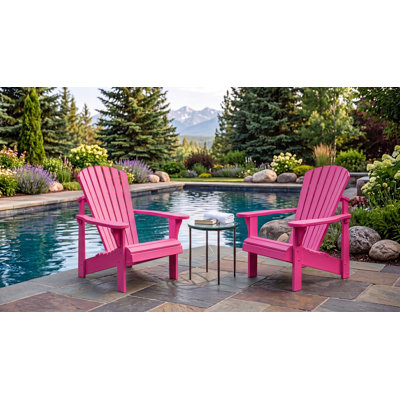  Color Craft Collection Solid Wood Adirondack Chair – 14 Sherwin-Williams Finish Options, Outdoor Patio Seating