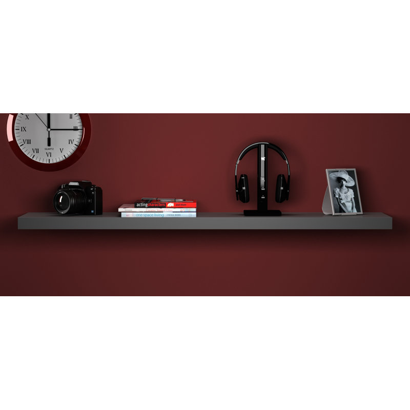 3 Piece Floating Shelf, 4cm H x 120cm W x 23.5cm D