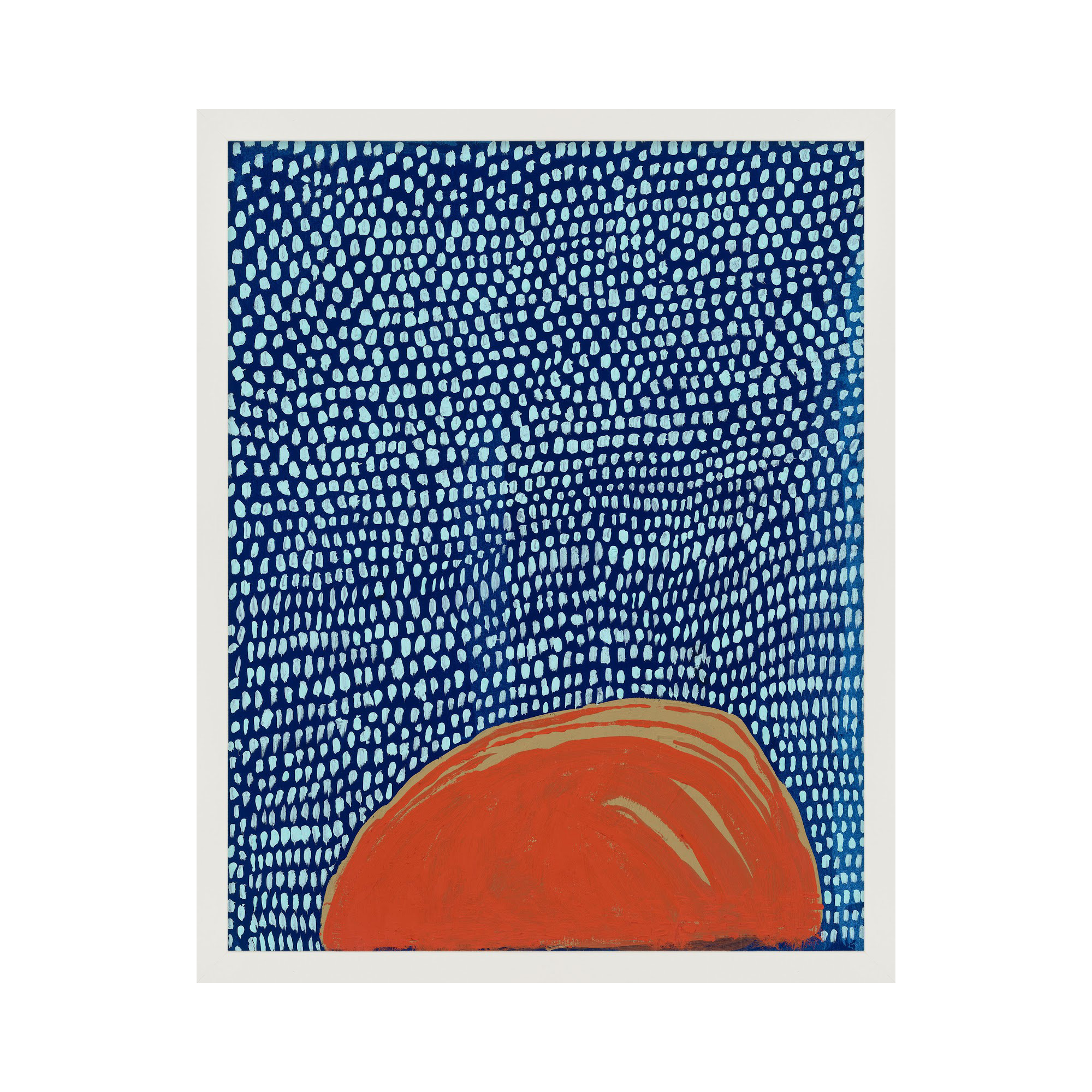 Starscape 5 by Andrea Stokes, White Wood, 20" H x 16" W