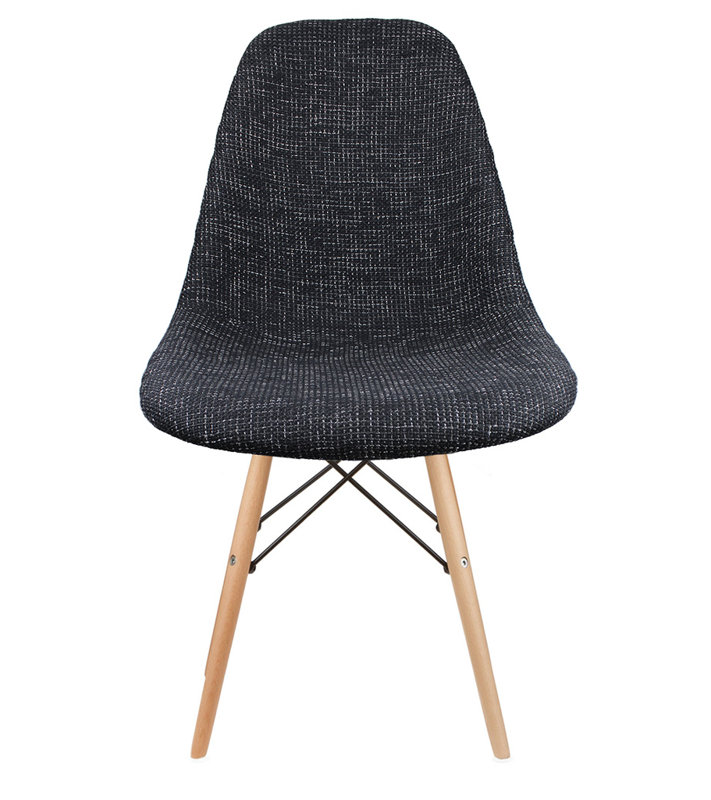 Chaise d'appoint de 46,99 cm de largeur, Noir