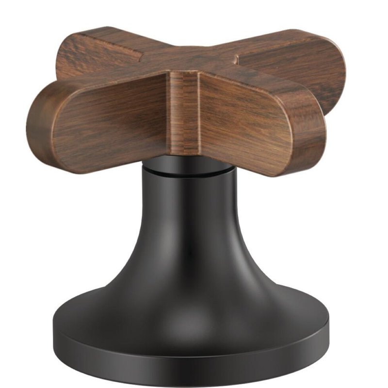 Jason Wu Widespread Lavatory Faucet, Low Cross Handle with Wood, 1.2 GPM