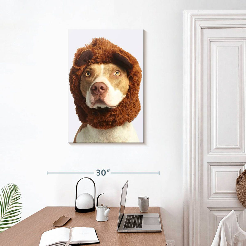 Bandeau en fourrure de chien Brampt, H 30 po x l 20 po