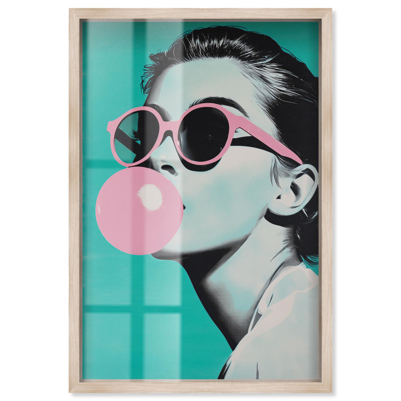 Art mural rétro rétro chic II Shadowbox par Art Remedy, cadre blond, 10 x 15, H 16 po x l 11 po, Cadre blond