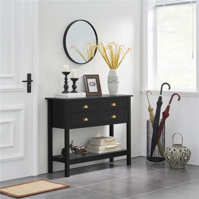 Aarika  39.5'' W  Console Table With  4-Drawer