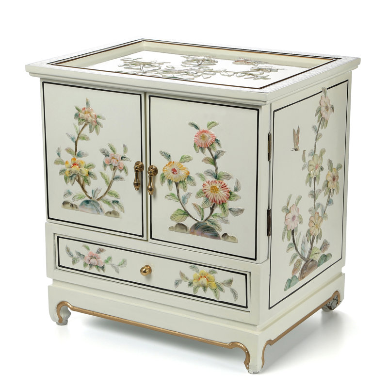 Lacquer White Empress Jewelry Box
