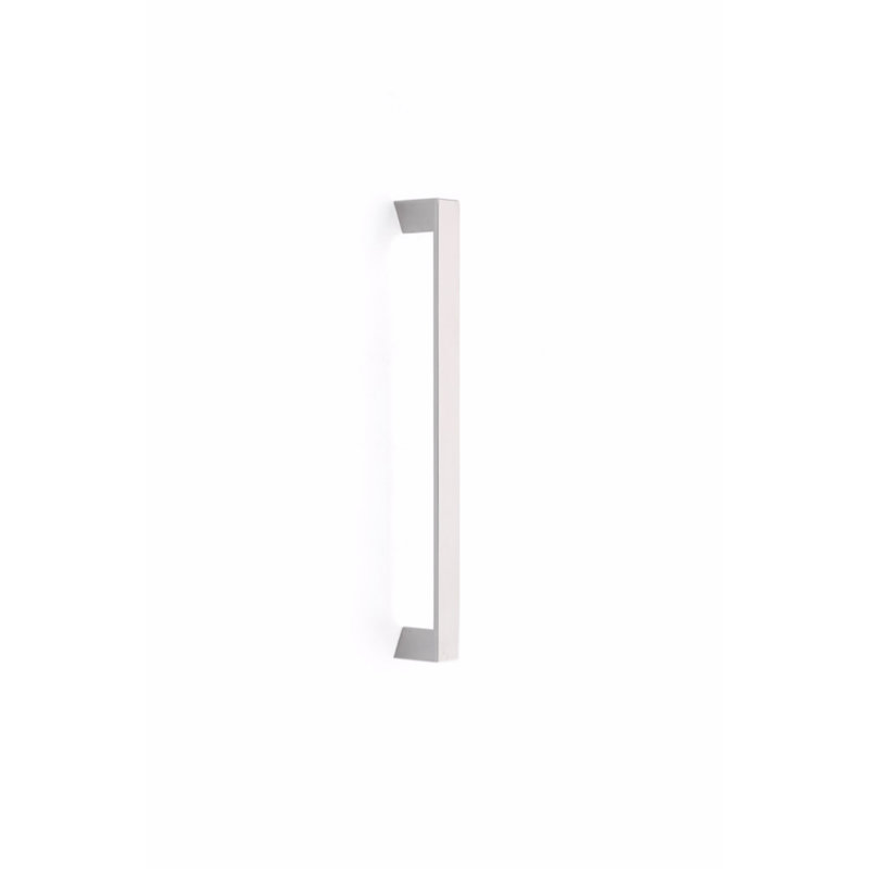Poignée d'armoire Emtek Trinity, Nickel poli, 12 po d'un centre à l'autre