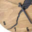 Grande horloge murale en bois craquelé ronde de style rétro pour un grand salon