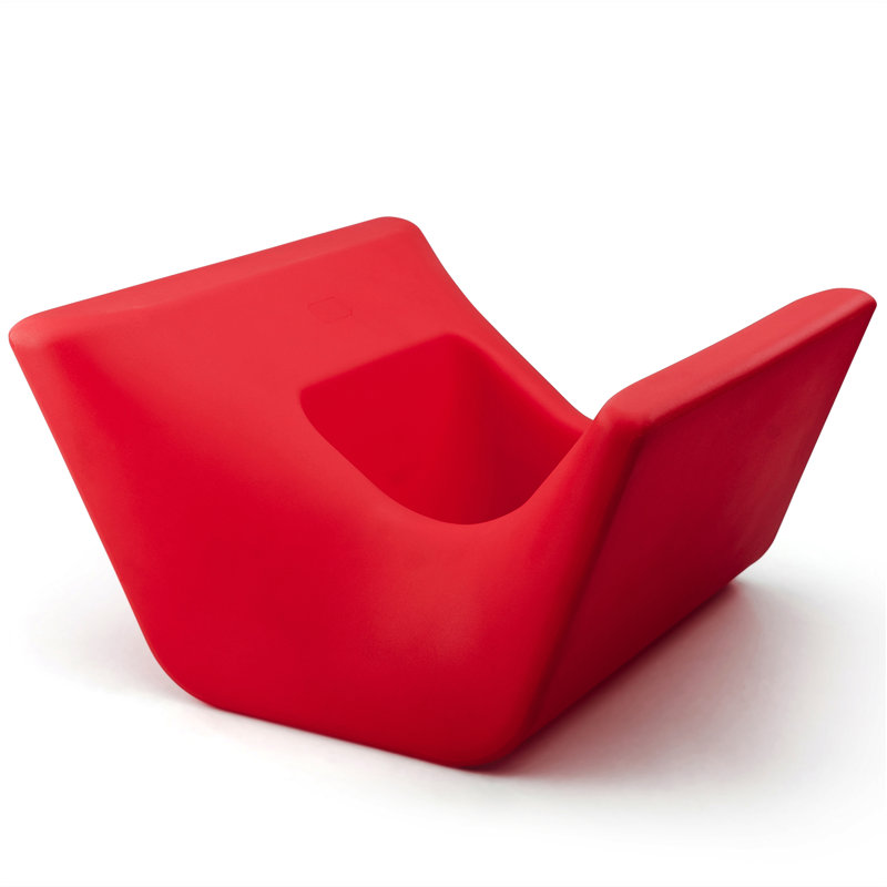 Plastic Accent Stool, Red