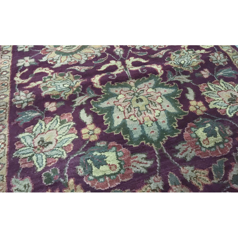 Wool Floral Area Rug