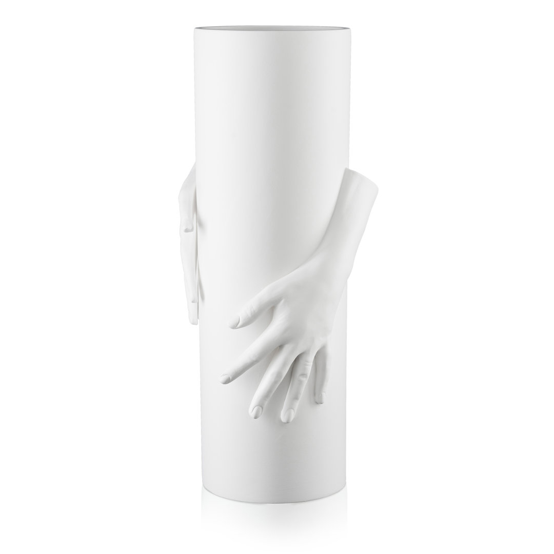 White 54Cm Ceramic Table Vase