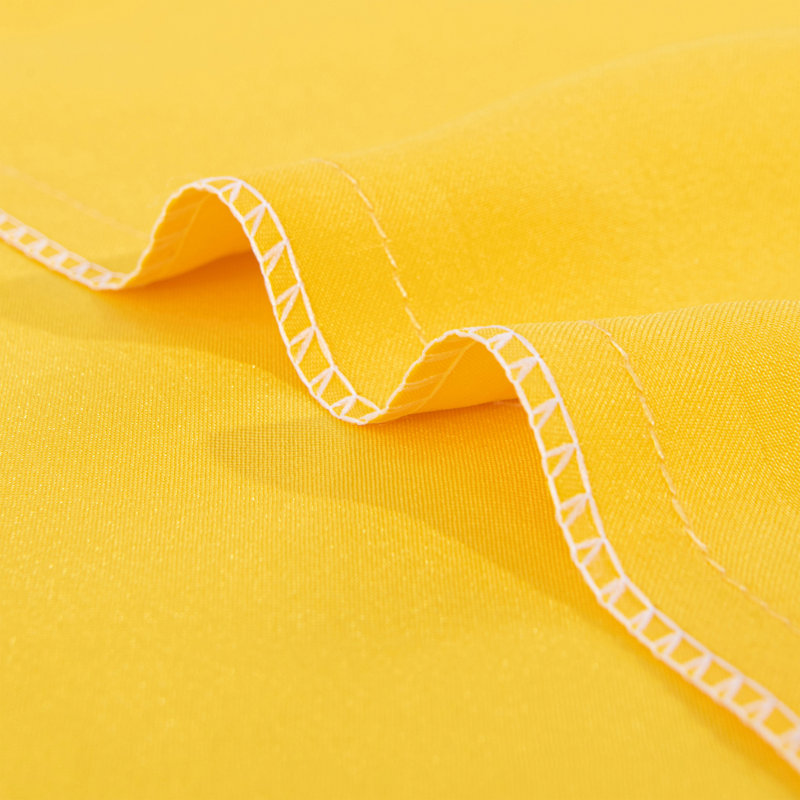 Taie d'oreiller soyeuse en microfibre, Jaune