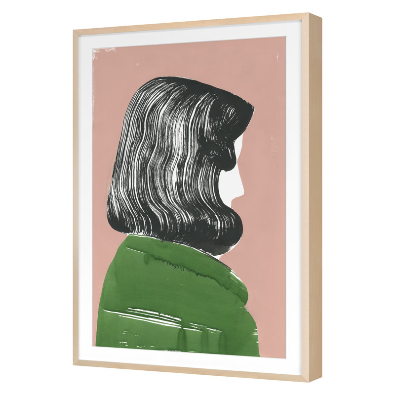 Willa Print by PC Ngo, Maple, 24" H x 16" W x 2" D