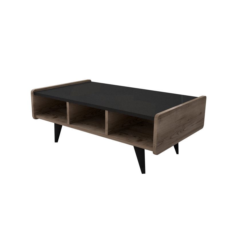 Coffee Table with Storage Farelle, Brown