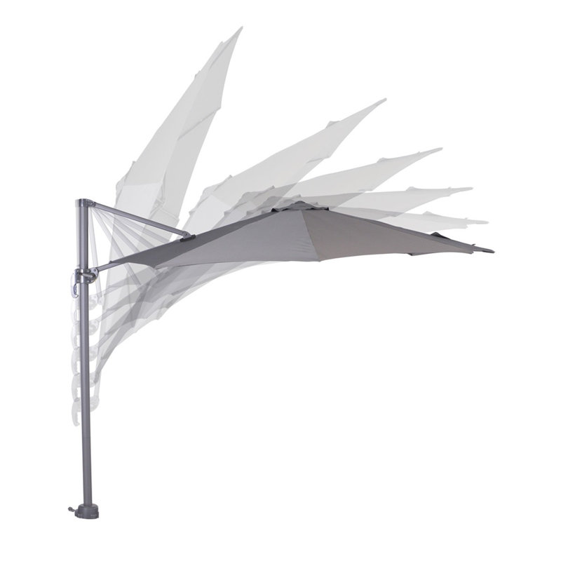 Vivian 3m Garden Parasol, Dark grey