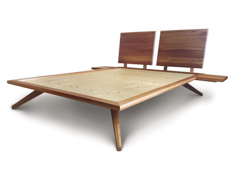 Astrid Platform Bed, Autumn Cherry, Queen, Conventional