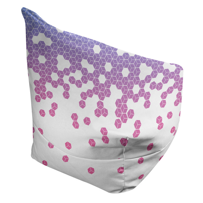 Petite chaise à sacs à billes & Leffel, H 86 po x l 2 po x P 43 po, Bleu / rose, Pas de bourre