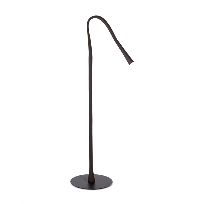 Flexiled 79.9" Arched Floor Lamp, Dark Brown