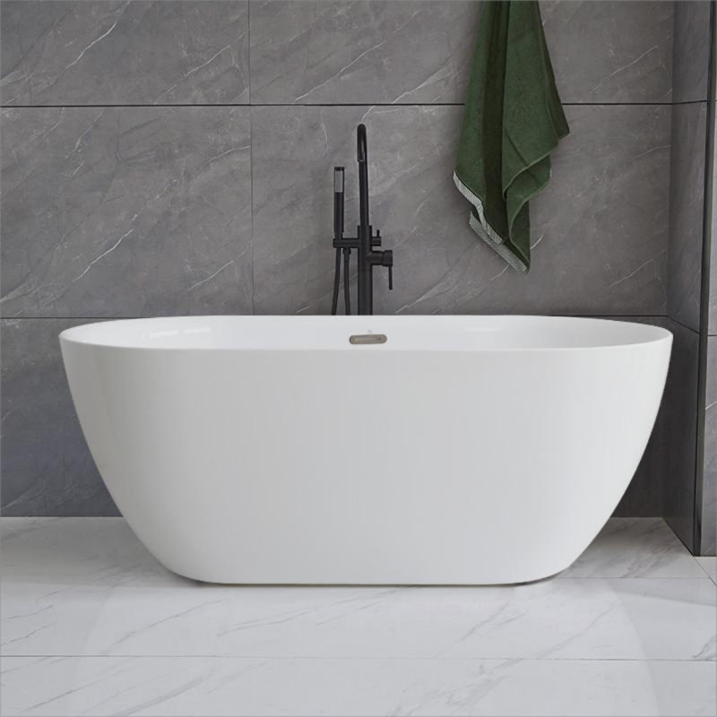 67'' x 31.5'' Freestanding Soaking Acrylic Bathtub