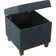 17.5" Wide Tufted Square Storage Ottoman
