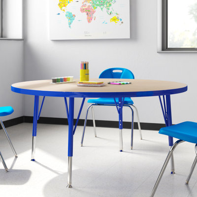 Table ronde à hauteur réglable