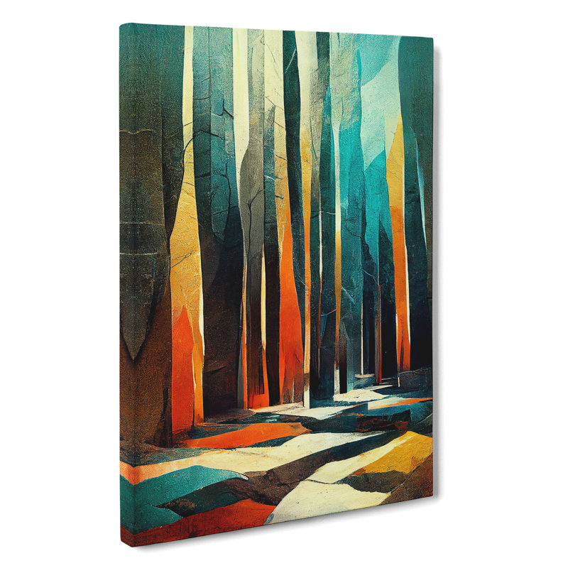 Abstract Forest No.6 - Wrapped Canvas, 76cm H x 50cm W x 3cm D