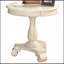 Table ronde - Base en bois blanc de 26 po de diamètre, construction classique-1499077053