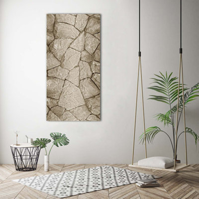 Stone Wall - Wrapped Canvas Print
